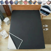 360° Fully Enclosed Mattress Protector Cover withZipper Polyester Student Dormitory Single MattressCover Floor Cushion Protector