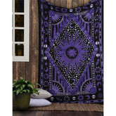Indian Tarot Divination Mandala Tapestry Hippie Tapestry Bedroom Living Room Backdrop Decor Bohemian Home Decor Aesthetic Tapiz