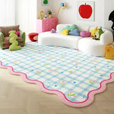Living Room Carpet Bedroom Bedside Colorful Cloud Shaped Irregular Floor Mat Cloakroom Leisure Area Coffee Table Rug 러그 Tapis