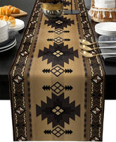 Southwestern America Ethnic Tribal Linen Table Runners Dresser Scarves Reusable Kitchen Dining Table Runners Party Decorations