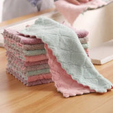 5pcs Dish Wipe Absorbent Towel used for Cleaning the Kitchen Wipes Dishes Towel Hands Magic Wipes for Washing Dishes