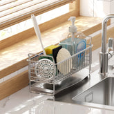 304 Stainless Steel Kitchen Shelf Spice Rack Sink Drainage Dish Drying Storage Rack Home kitchen Accessories Organizer