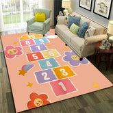 2026 Funny Boy Girls Carpet Sofa Doormat Decor Hopscotch Child Digital Games Rug for Home Living Room Bedroom Non-slip Floor Mat