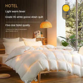 Anti-feather cloth 95 white goose down duvet silent winter quilt warm hotel gift quilt quilt core for home use