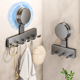 Strong load-bearing no punching suction cup hook bathroom wall mounted door hanging clothes rack clothes and towel racks
