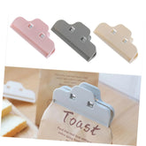 6pcs Edge Food Storage Clip Reusable Bag Clips For Food Sealer Clamps Snack Storage Large Chip Clip Kitchen