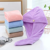 Quick Dry Hair Quick Drying Microfiber Towels Bathroom Bathroom Accessories Nursing Cap With Buckle Sauna Spa Towel Bath