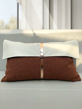 Fabric Sofa Pillows Modern mat Sample Room Hotel High-End Ele Square Waable Pure Color PP Cotton Filled