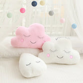 Hot Stuffed Cloud Moon Star Raindrop Plush Pillow Soft Cushion Toys For Children Baby Kids Girl Christmas Gift Room Car Decor