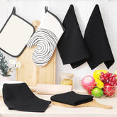 1/4PCS 100% Cotton Waffle Weave Kitchen Dish Cloths, Ultra Soft Absorbent Quick Drying Dish Towels