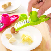 Garlic Press Mincer Stainless Steel Multifunction Crusher Cooking Ginger Squeezer Masher Handheld Ginger Mincer Kitchen Tools