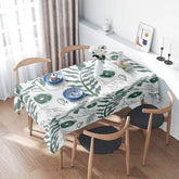 Modern Nordic-style tablecloth made of cotton linen with a plant design home textiles for dining tables decorative kitchen acces