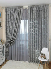 1pc Decorative Cut-Out Design Twining Leaves Sheer Curtain For Bedroom/Living Room