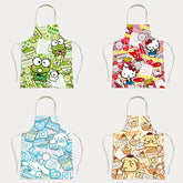 New Sanrio Cartoon Series ApronPainting anti-fouling anti-dirty apron work clothes kitchen hot pot bib