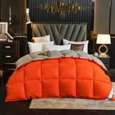 Home Comforter Winter Quilted Blanket Goose Down Duvet Quilt 100% Cotton Cover King Queen Blanket Size Twin Stitch Одеяло 이불 이불