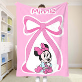 Sofa Blankets for Bed Pink Mickey Mouse Anime Blanket Summer Comforter Home and Decoration Bedspread the Cooling Bedspreads Baby