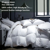 Winter Cotton Goose Down Quilt Five-Star Hotel Duvet Super Soft Fluffy Queen King Full Size Four Seasons Duvets Blanket 220x240