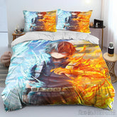 My Hero Academia Anime Cartoon Duvet Cover Set HD Comforter Cover for Kids Bedding Sets Bedclothes Bedroom Decor