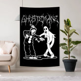 40X60cm Ghostemanes Album Decorates The Room Tapestry Hip Hop Metal Rock Gothic Oversized Tapestry