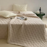 100% Cotton Duvet Quilted Quilts Single/Queen Size Comforter Summer Blanket High Quality Bedspread 여름이불(No Pillowcase)