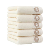 1/5/10PCS Cream Bathroom Cotton Towel 35x75cm 70x140cm Hand Face Big Bath Towel Soft Gift Absorbent Sport Absorbent Towel 수건 세트