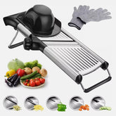 New Adjustable Mandoline Slicer Stainless Steel Vegetable Slicer Chopper Cutter for Potato Tomato Onion Carrot