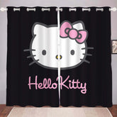 Hello Kitty Cartoon Curtains for Living Room Home Decor Blackout Bedroom Balcony Screen Dustproof Cute Gifts for Children