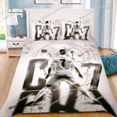 Cristiano Ronaldo-o Football Stars Bedding Set Boys Twin Queen Size Duvet Cover Pillowcase Bed Kids Adult Home Textileextile