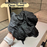 Thickened Magic Cleaning Cloth, Microfiber Glass Clean Towel, Reusable, Washable, Lint-free, Rags for Kitchen, Car, No Watermark