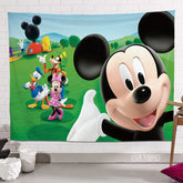 Disney Mickey Mouse Snow White Wall Tapestry Cute Hippie Decor Kawaii Bedroom Hanging Cloth for Kids Girls Room Dorm Background