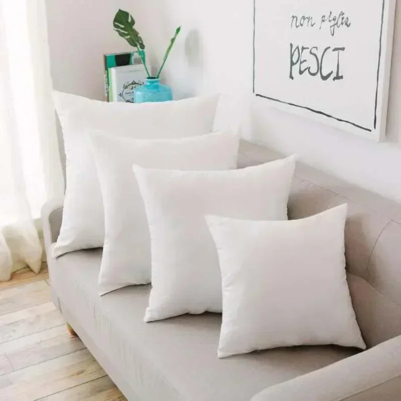 35/40/45/50/55/60/65Cm Home Cushion Inner Filling Cotton-Padded Pillow Core for Sofa Car Soft Pillow Cushion Insert Cushion Core
