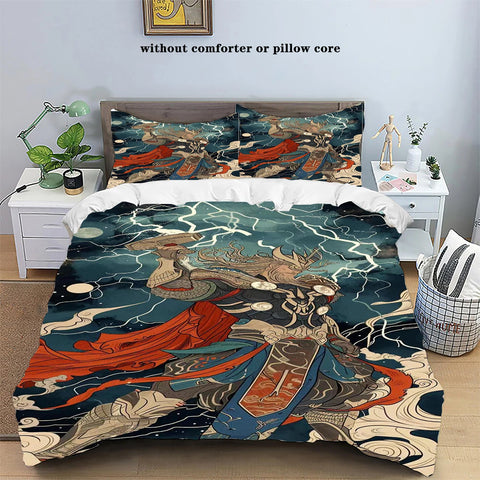 Marvel Movie Spiders-man Lrons Man Thor Bedding Set Deadpool Quilt Duvet Cover Pillowcase Kids Bed Comfortable Bed Set Twin King