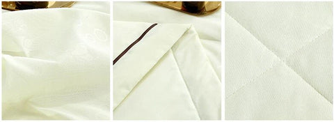 VESCOVO Summer Quilt Thin Queen Size Mulberry Silk Comforter 200*230 Twin Duvet 150*200