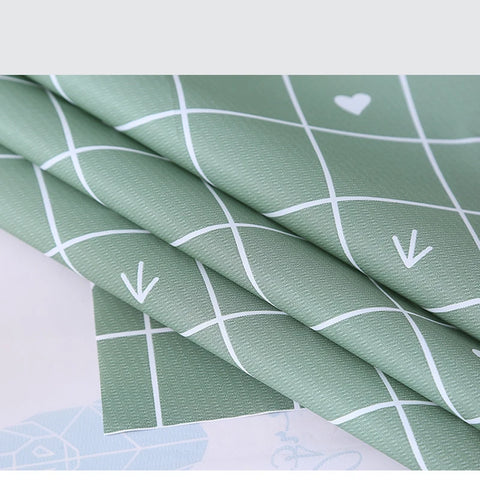 Plastic PEVA rectangular thin Tablecloth Lattice printed Waterproof Oilproof  kitchen dining Table colth Cover Mat Oilcloth wash