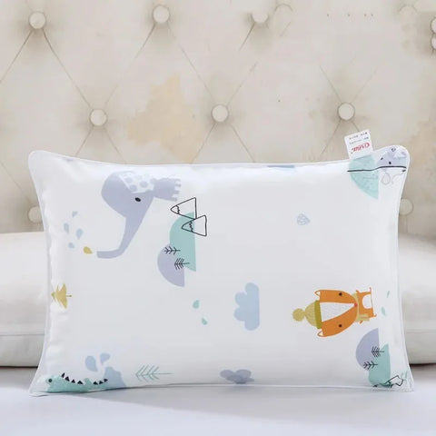 Four Season Universal Child Pillow Cartoon Style Cotton Baby Comfortable Pillowcase Kindergarten Student High Quality Pillowcase
