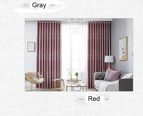 Dreamwood-European Style Jacquard Window Curtain for Living Room, Insulation Blackout, New Fabric, High Quality, Ready Made