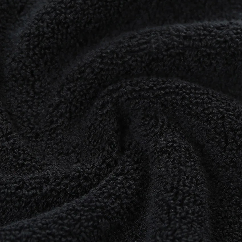 Black Large Bath Towel Cotton Thick Shower Face Towels Home Bathroom Hotel Adults Badhanddoek Toalha de banho Serviette de bain