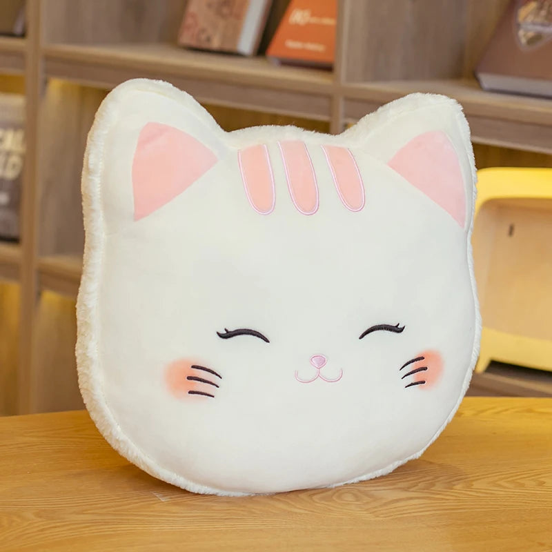40cm Shiba Inu Cushion Pillow Seat Cushion Sofa Decorative Cushion Stuffed Animal White Cats Comfortable Pillow Birthday Gifts