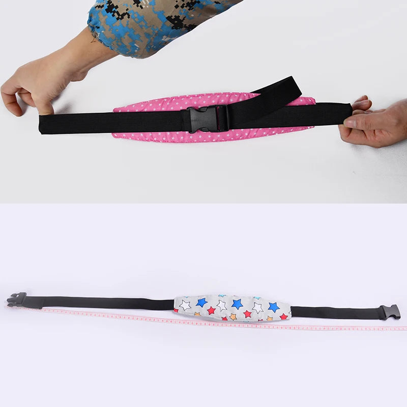 Infant Baby Car Seat Head Support Children Belt Fastening Belt Adjustable Boy Girl Playpens Sleep Positioner Baby Saftey Pillows