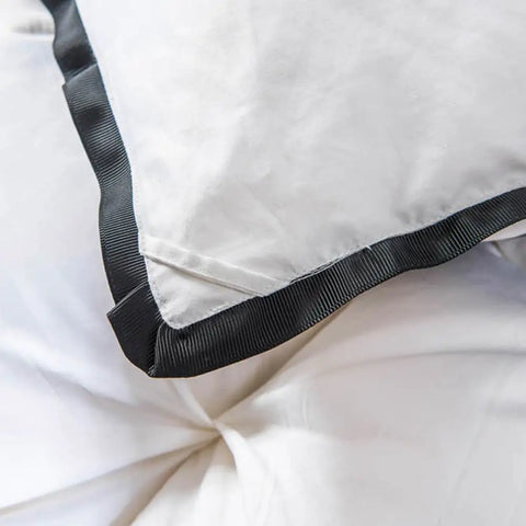 3D luxury 100% Goose Down Duvet Quilted Quilt King Queen Full size Comforter Winter Thick Blanket Solid Color