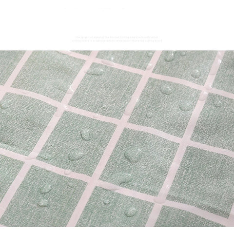 Plastic PEVA rectangular thin Tablecloth Lattice printed Waterproof Oilproof  kitchen dining Table colth Cover Mat Oilcloth wash