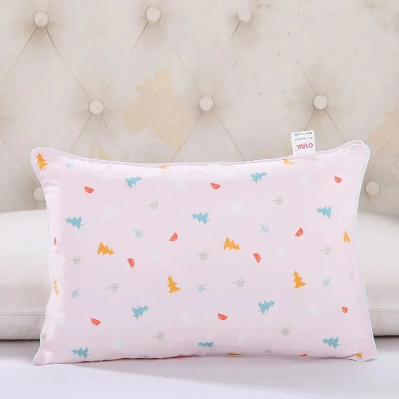 Four Season Universal Child Pillow Cartoon Style Cotton Baby Comfortable Pillowcase Kindergarten Student High Quality Pillowcase