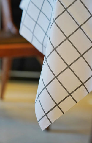 Plastic PEVA rectangular thin Tablecloth Lattice printed Waterproof Oilproof  kitchen dining Table colth Cover Mat Oilcloth wash