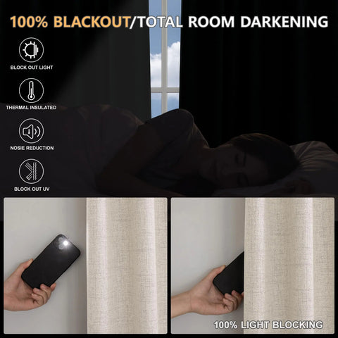 350m Height Custom Made 310CM Length 100% Blackout Living Room Curtains For Faux Linen High Ceiling Bedroom Window Curtain