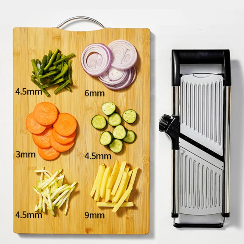 New Adjustable Mandoline Slicer Stainless Steel Vegetable Slicer Chopper Cutter for Potato Tomato Onion Carrot