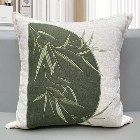 Fabric Sofa Pillows Modern mat Sample Room Hotel High-End Ele Square Waable Pure Color PP Cotton Filled