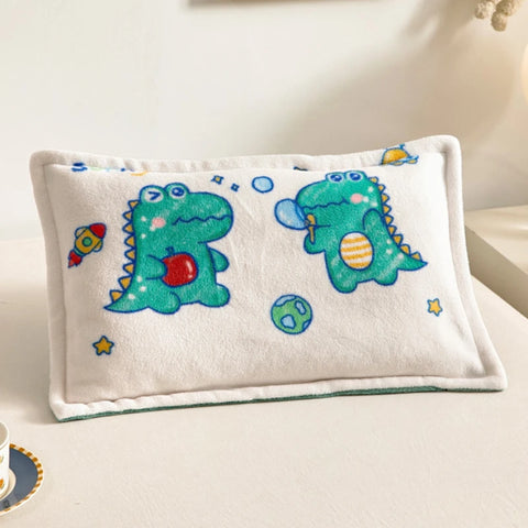 Kids Thick Warm Winter Pillowcase ,Velvet Flannel Skin-Friendly Pillowshams,Fluffy Fabric Pillow Covers Super Soft Home Textiles