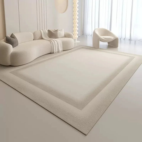 VIKAMA Scandinavian Style Carpet Living Room Stain-resistant Easy to Take Care of the Cool Carpet Full Sofa Carpet Non-slip Rug