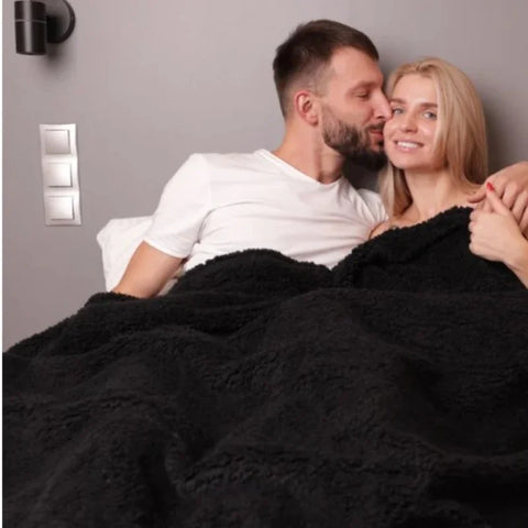 Winter Warm Thickened King Size Blanket 100% Waterproof And Stain Resistant-blanket Cozy Shaggy Blanket Couple Romantic Blanket