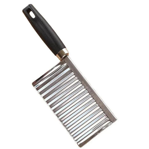 Stainless Steel Wavy Knife Potato Chip Slicer Dough Vegetable Fruit Chopper French Fry Maker Tools Cooking Kitchen Potato Cutter